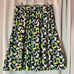 Video Game Controller Neon Skirt EUC size small PS4 Controls Game Handmade